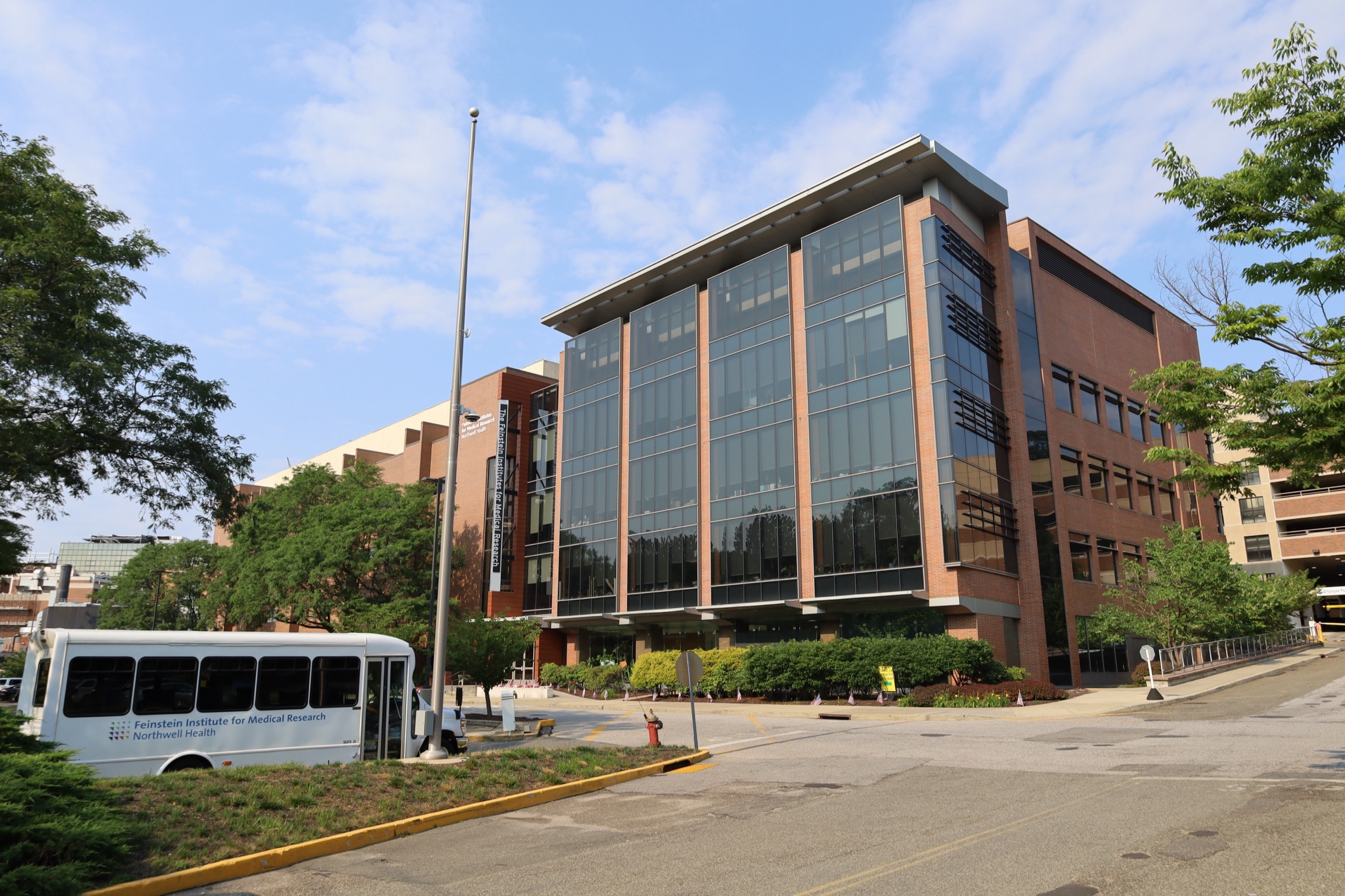 The Feinstein Institutes for Medical Research building on Northwell Health's Manhasset campus